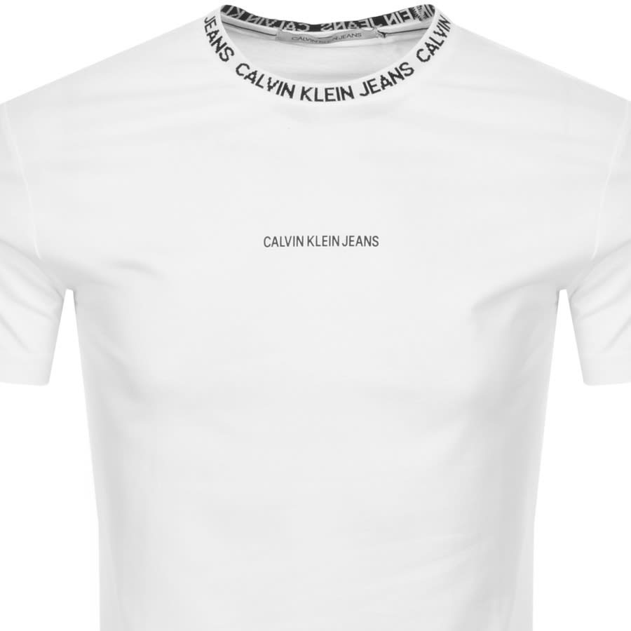 Alternative Image for ProductCalvin Klein Jeans Institutional T Shirt White2